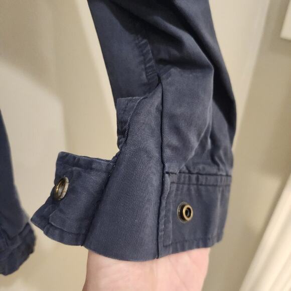 Hinge Seattle Navy Blue Utility Cargo Jacket - size M - Picture 4 of 8